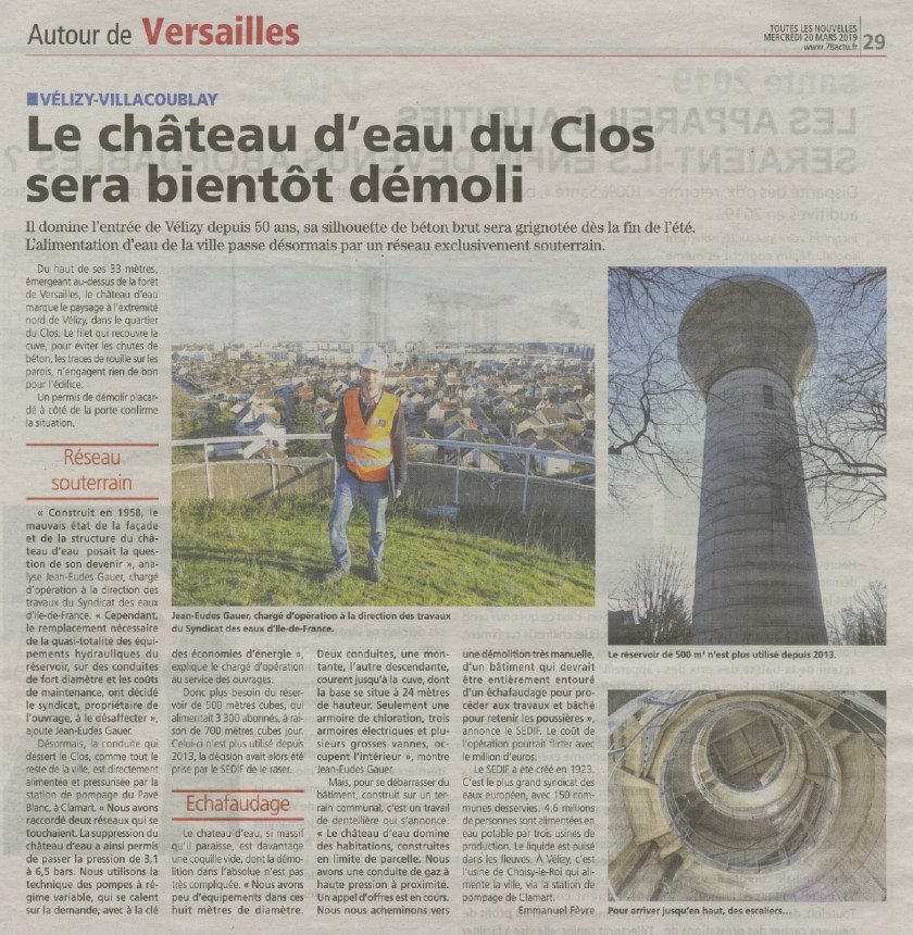 Article TLN château d'eau Vélizy